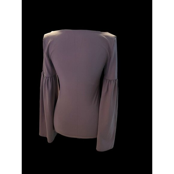 Susana Monaco Bell Long Sleeve Top Women SM Beige chestnut scandi minimalist - Picture 7 of 7